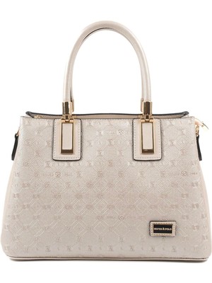 Silver & Polo Bej - S.bej SP1000 Kadın El Çantası