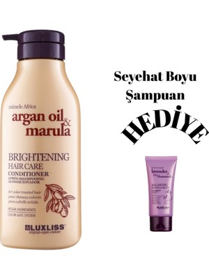 Dökülme Karşıtı Nemlendirici Canlandırıcı Işıltı Verici Argan Marula Bakım Kremi  500 ml