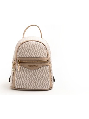 Silver & Polo Bej - Kum SP983 Kadın Sırt Çantası
