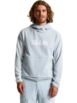 Slam Graphic Hoodie Erkek Gri Sweatshirt