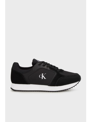 Calvin Klein Logolu Süet Detaylı Sneaker Ayakkabı YW0YW0164401W Bayan Ayakkabı YW0YW01644 01W