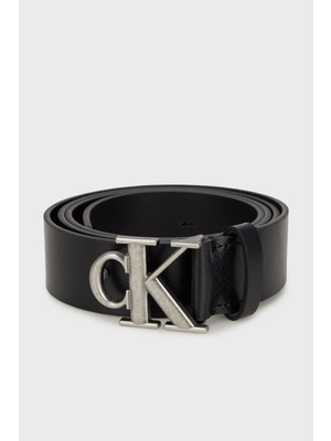 Calvin Klein Deri Logolu Kemer LV04D7016GV8L Erkek Kemer LV04D7016G V8L