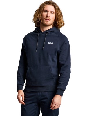 Slam Deck Hoodie Erkek Mavi Sweatshirt
