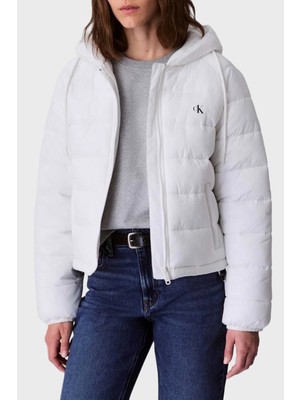 Calvin Klein Kapitoneli Logolu Regular Fit Kapüşonlu Şişme Mont LV047C521GHW6 Bayan Mont LV047C521G Hw6
