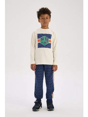 Bg Store Erkek Çocuk Ekru Tshirt