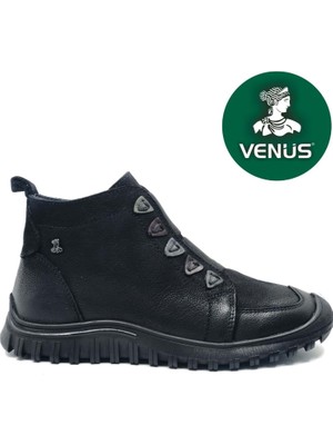 Venüs Nikkoolll Hakiki Deri Kaymaz Taban Ortopedik Kadın Bot
