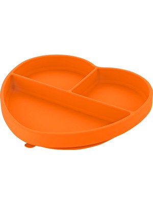 Moki Vakumlu Silikon Mama Tabağı Sunset Turuncu