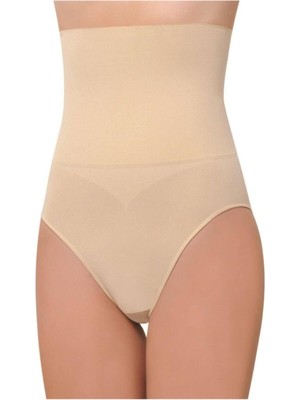 Kadın Ten Dikişsiz Yüksek Bel Toparlayıcı Külot Korse 2465