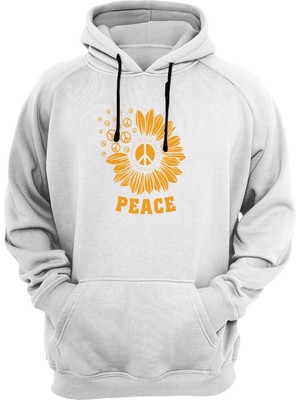 Peace Baskılı Sweatshirt
