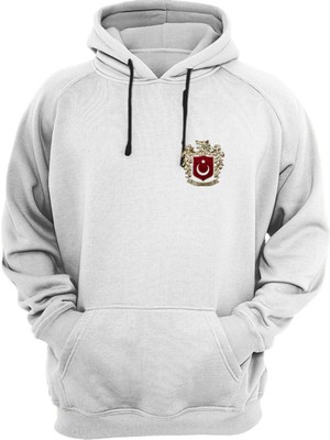 Bozkurt Sembolü Türkiye Türk Bayrağı Kurt Baskılı %100 Pamuk Sweatshirt