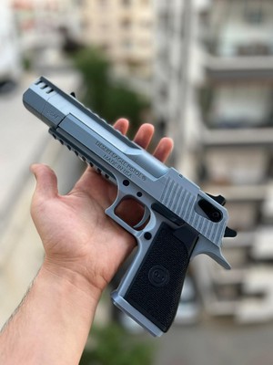 Desert Eagle Mat Gri Dekoratif Tabanca