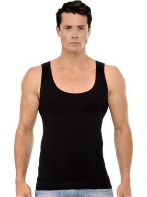 Erkek Korse Atlet Siyah