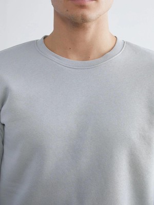 Lcwaıkıkı Basic  Bisiklet Yaka Erkek Sweatshirt  (W5)