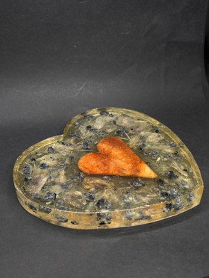 Orgonit Kalp Gül Kuvars Aşk Şifası Özel Tasarım