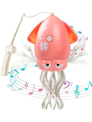 Dans Eden Şarjlı, Ledli , Işıklı ve Müzikli Dansçı Ahtapot Kali