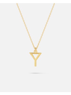 14 Ayar Altın Kişiye Özel Harf Kolye