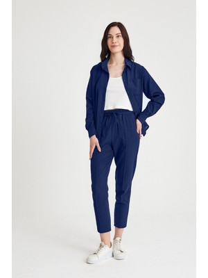 Keten Günlük Ikili Takım Pantolon Gömlek