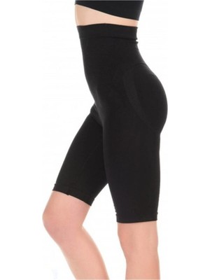 Kadın Siyah Uzun Paçalı Yüksek Belli Toparlayıcı Korse 2015