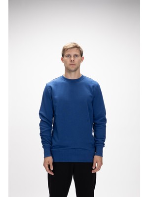 Bad  Bear Corner Crewneck Erkek Sweatshirt Mavi