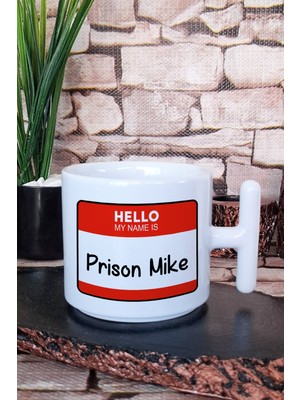 Prison Mike Michael Scott The Office Baskılı T Kulplu Latte Fincanı Kupa Bardak