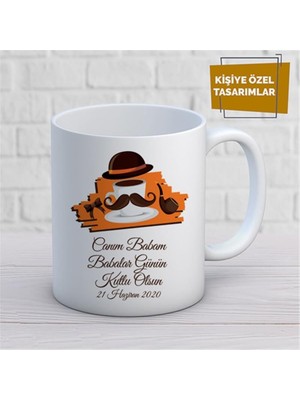 Kişiye Özel Isim Yazılabilir Canım Babam Babalar Günün Kutlu Olsun Kupa Bardak