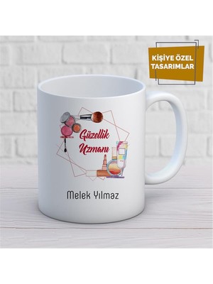 Kişiye Özel Isim Yazılabilir Güzellik Merkezi Kupa Bardak