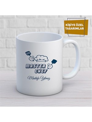Kişiye Özel Isim Yazılabilir Master Chef Kupa Bardak