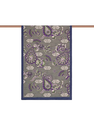 Gri Mavi Ipekevi Dört Mevsim Tensel Şal 2268