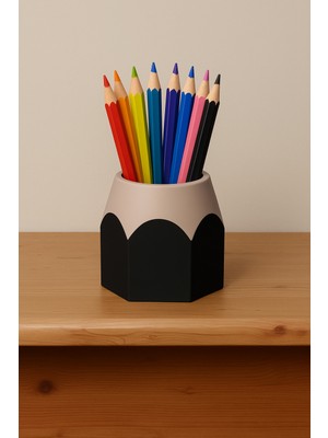 Kalem Kutusu – Renkli Kurşun Kalem Tasarımlı, Masaüstü Düzenleyici, 3D Baskı