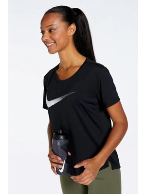 Nike Dri Fit Tee Training Running Tee Sırt Hava Panelli Koşu Spor Antrenman Tişörtü Siyah