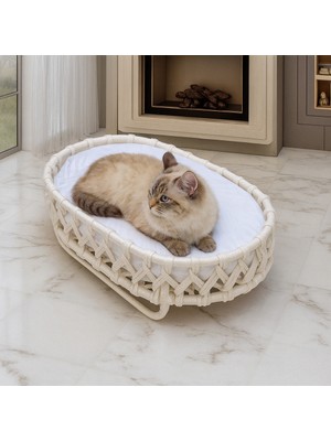 Kedi ve Köpek Yatağı Dekoratif Tasarımıyla Şık ve Sağlam