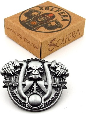 Motor Kulübü Chopper Motosiklet Iskelet Kabartma Çanta Süsü Metal Rozet RX036