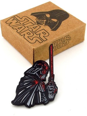 Darth Vader Anakin Skywalker Star Wars Yaka Çanta Süsü Metal Rozet RX039