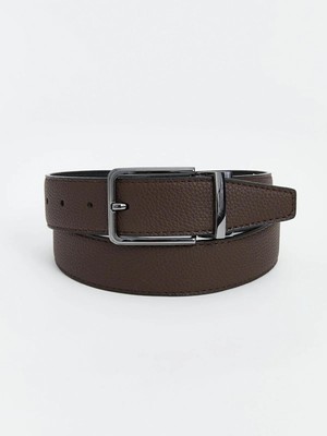 Lcw Accessorıes  Çift Yönlü Deri Görünümlü Erkek Kemer  (W5)