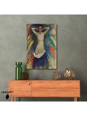 Tekli Dikey Kanvas Edvard Munch The Hands