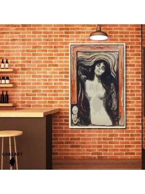 Tekli Dikey Kanvas Edvard Munch Madonna