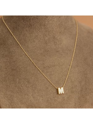 14 Ayar Altın Küçük Boy Harfli Kolyeler