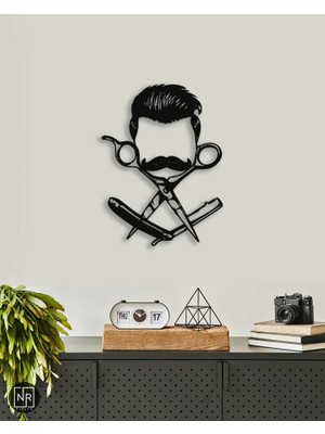 Berber Dekoratif Metal Duvar Tablosu