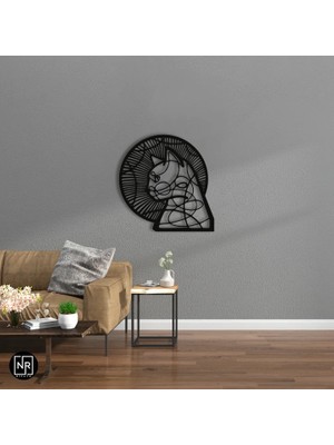 Kedi Dekoratif Metal Duvar Tablosu