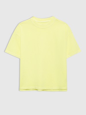 Gap Erkek Çocuk Sarı Gap Logo Relaxed T-Shirt