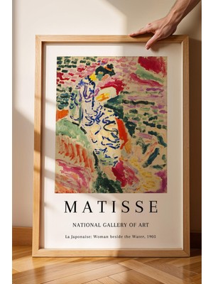 Henri Matisse Woman Beside The Water Çerçeveli Tablo - Eklektik Tarz Duvar Dekoru