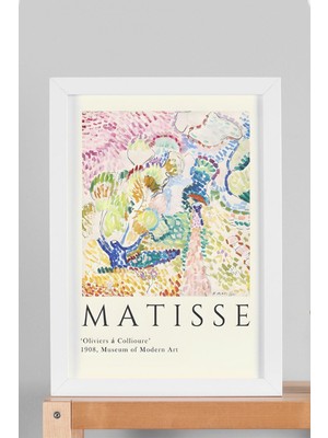 Henri Matisse Zeytin Ağaçları Çerçeveli Tablo - Eklektik Tarz Duvar Dekoru