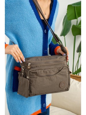 Klinkır Kadın Postacı Çanta Çok Cepli 30*20 cm Su Itici Kumaş Bayan Çapraz Askılı Omuz Çantası