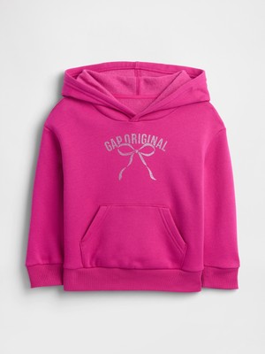 Gap Kız Bebek Pembe Gap Logo Relaxed Grafik Sweatshirt