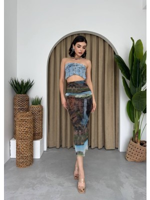 Lara Transparan Midi Etek