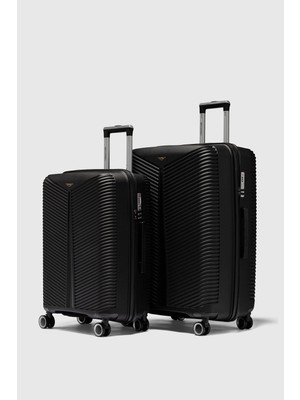 My-Pp 2'li Bilbao Büyük&orta Polipropilen Süper Esnek Kırılmaz Tekerlekli Valiz Bavul Seyahat