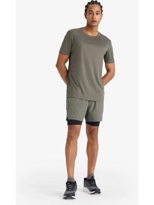 DeFacto Slim Fit Dar Kesim Sporcu İçi Taytlı Dokuma Şort F0010AX25AU