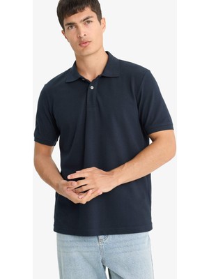 DeFacto %100 Pamuk Polo Tişört E9504AX25SM