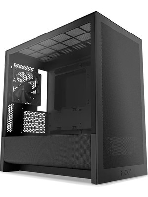 Nzxt H Series H3 Flow CC-H31FB-01 Matx Siyah Gaming (Oyuncu) Kasası