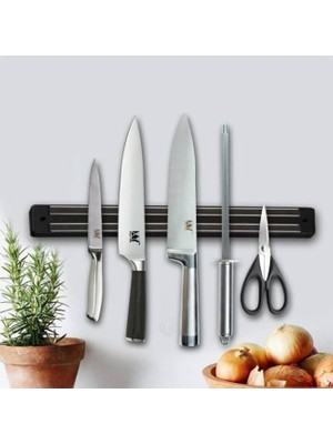 Mıknatıslı Bıçak Askısı 33 cm Bıçak Tutucu Bıçak Organizer Bıçaklık